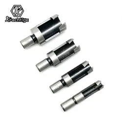 4pcs Plug Cutter Drill Bit Set 1/4