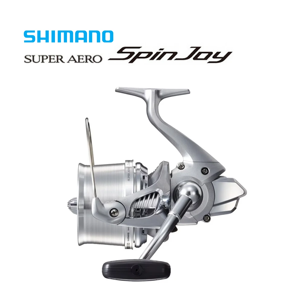 Shimano Original Super Aero Spin Joy Spinning Surf Mulinello Da Pesca 3.5/4.3:1 Max Drag 12-20Kg 4 + 1Bb Parellel Body Double Spool