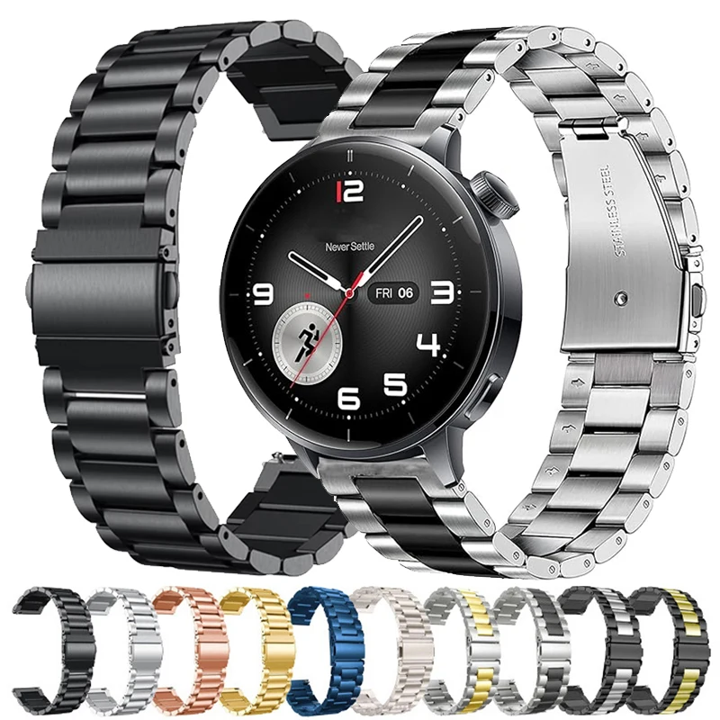 18mm Quick Release Stainless Steel Metal Watchband Replacement Strap