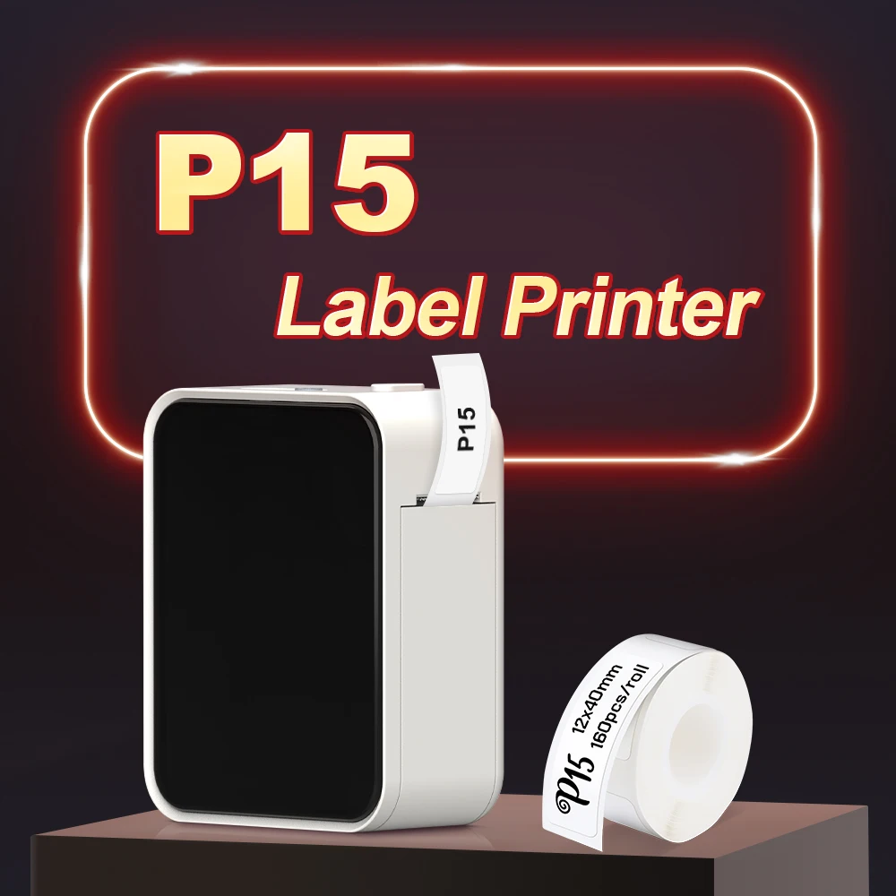 Draagbare Label Maker P15 Draadloze Bluetooth Label Printer Diy P15