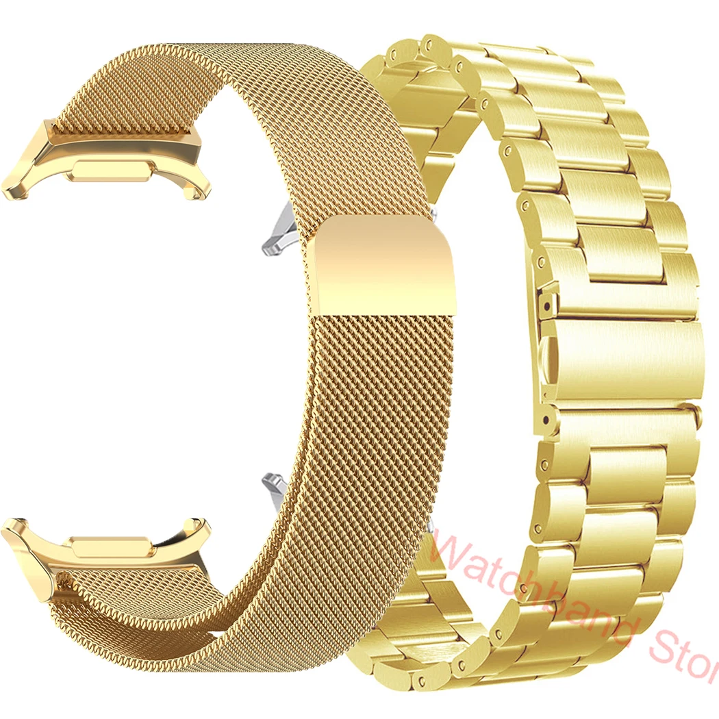 2-Pack Metal Strap - Stainless Steel Milanese Loop Bracelet