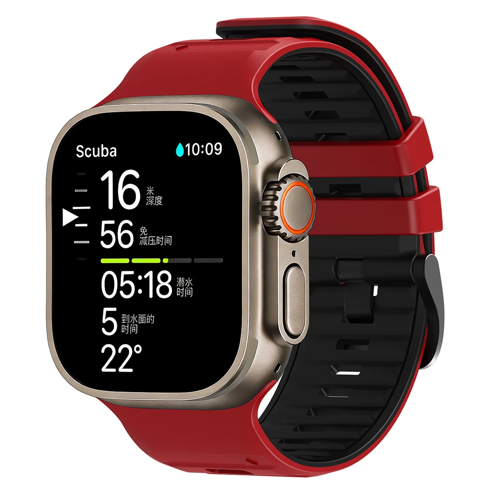 Breathable Silicone Bracelet Wrist Strap