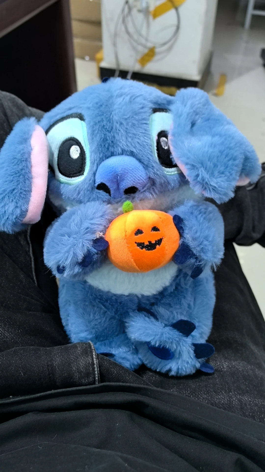 Disney Stitch Anime Plush Toy Breathing & Glowing with Music Children's Companion Soothing Sound & Light Doll plush toy