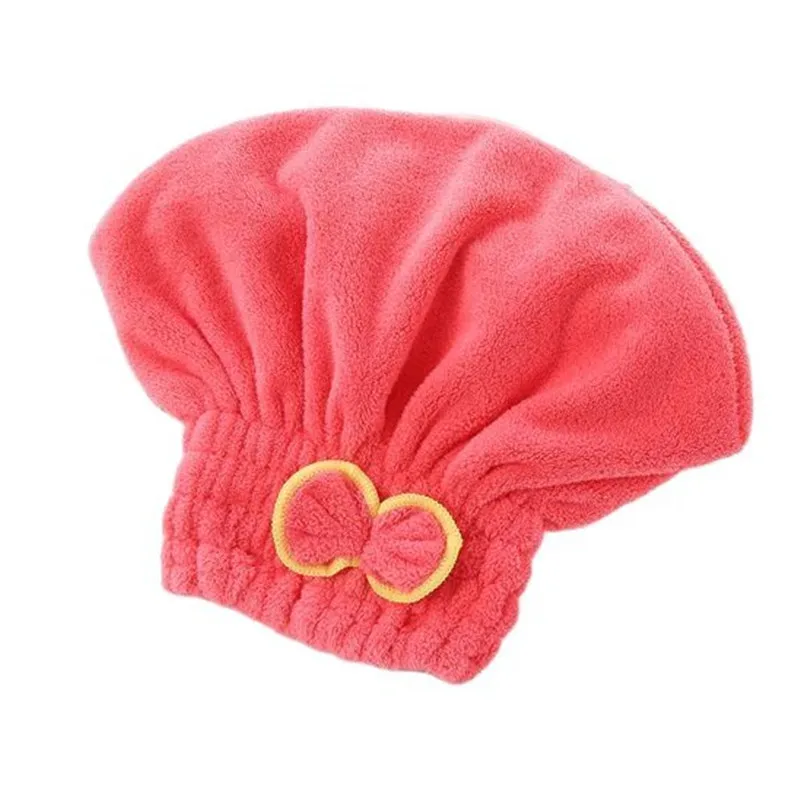Microfibre Quick Hair Drying Bath Towel Spa Bowknot Wrap Towel Cap Bathroom Accessories Bonnets For Women Designer Shower Cap microfiber towel shower cap dry hair cap
