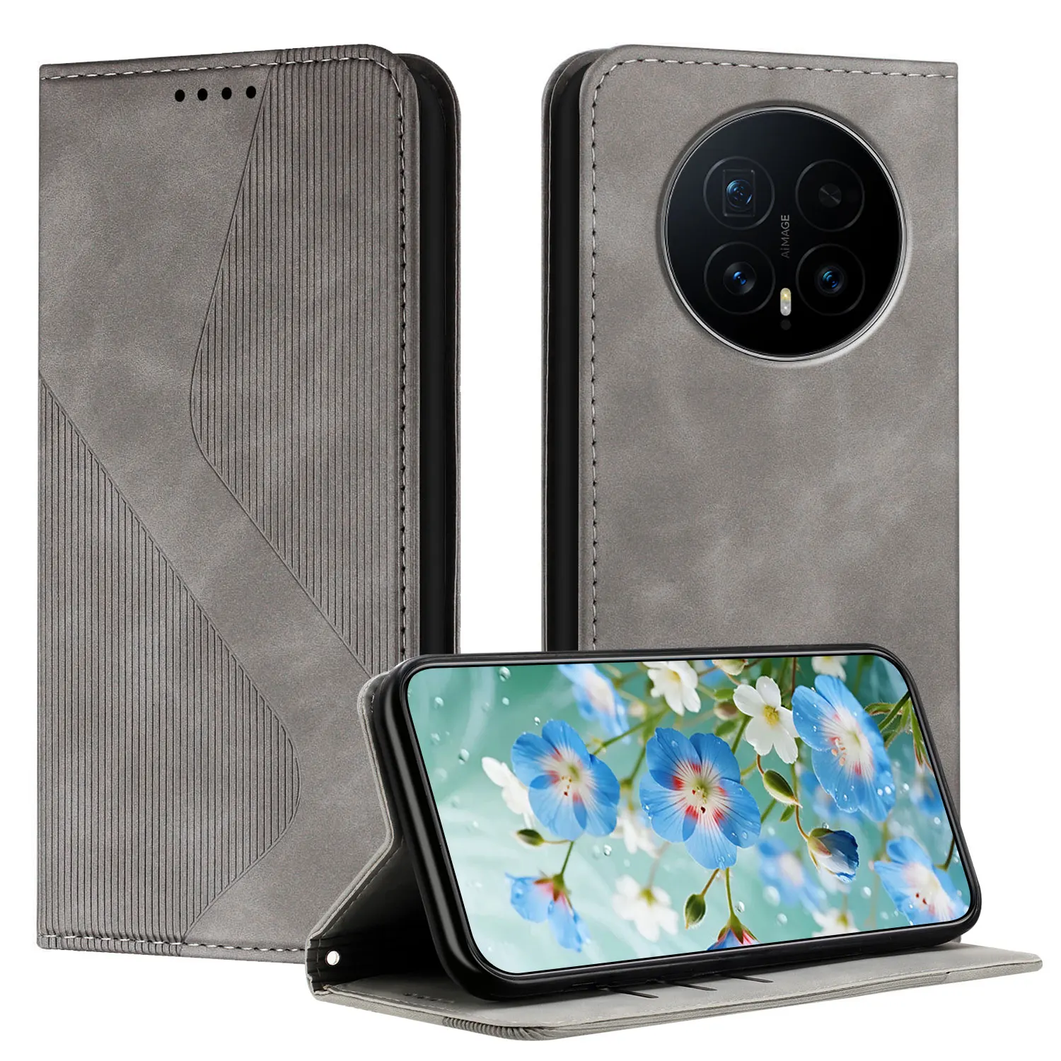 Luxury Leather Protective Wallet Phone Case with Card Holder