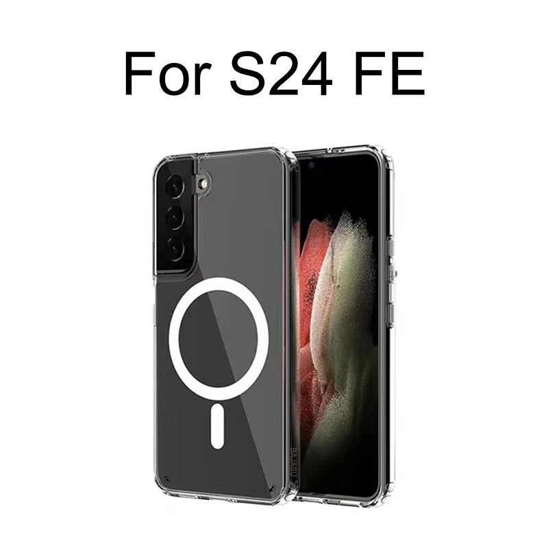 Magnetic Attraction Clear Case with MagSafe Magnet Cover