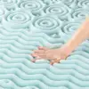 4 Inch Gel Memory Foam Mattress Topper 5 Zone Cooling Technology Pressure Relief Conforming Foam Short Queen Undisturbed Sleep 5