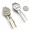 1pc Golf Divot Repair Tool with GvOvLvF Ball Marker, A Unique and Multi-Functional Golf Accessory, Silver And Copper Two Colors 4