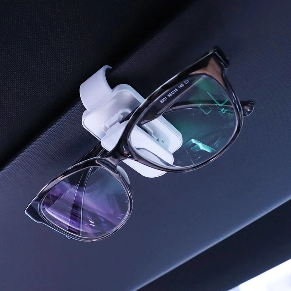 Glasses Holders for Car Sun Visor, Sunglasses Holder Clip Hanger Eyeglasses  Mount, Car Glasses Holder with