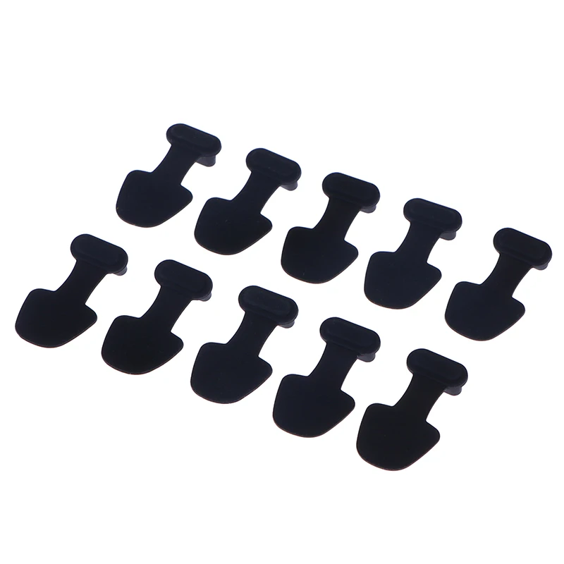 10Pcs Charging Port Anti-Dust Dirt Plug For Type-C Port Protector Silicone Dustplugs Cover Anti-Lost Cap