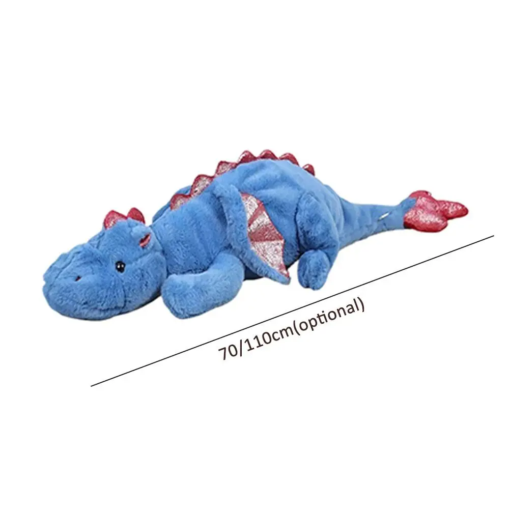 Cartoon 70/110cm Plush Pillow Tyrannosaurus with Flying Wings Flying Dragon Doll Sleep Pillow Animal Stuffed Kids