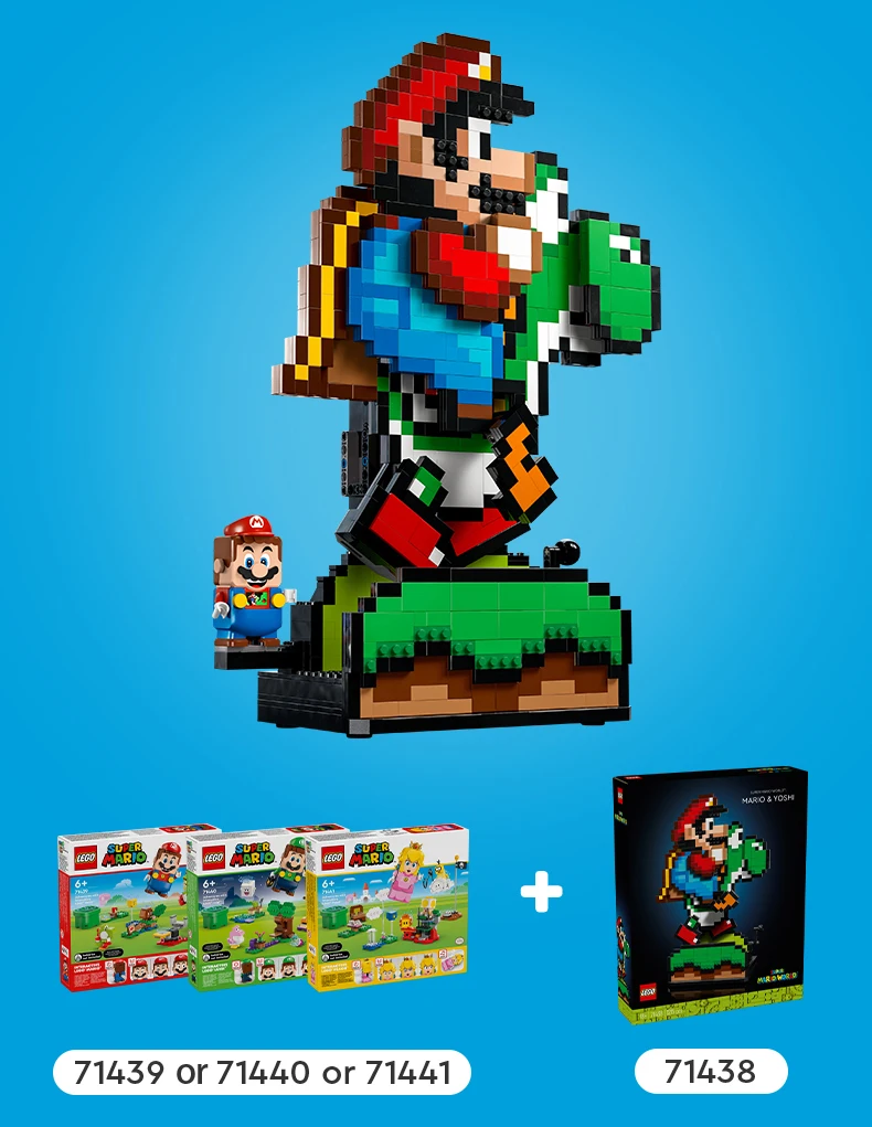 レゴ-スーパーマリオワールドスーパーマリオ™マリオとヨシ71438