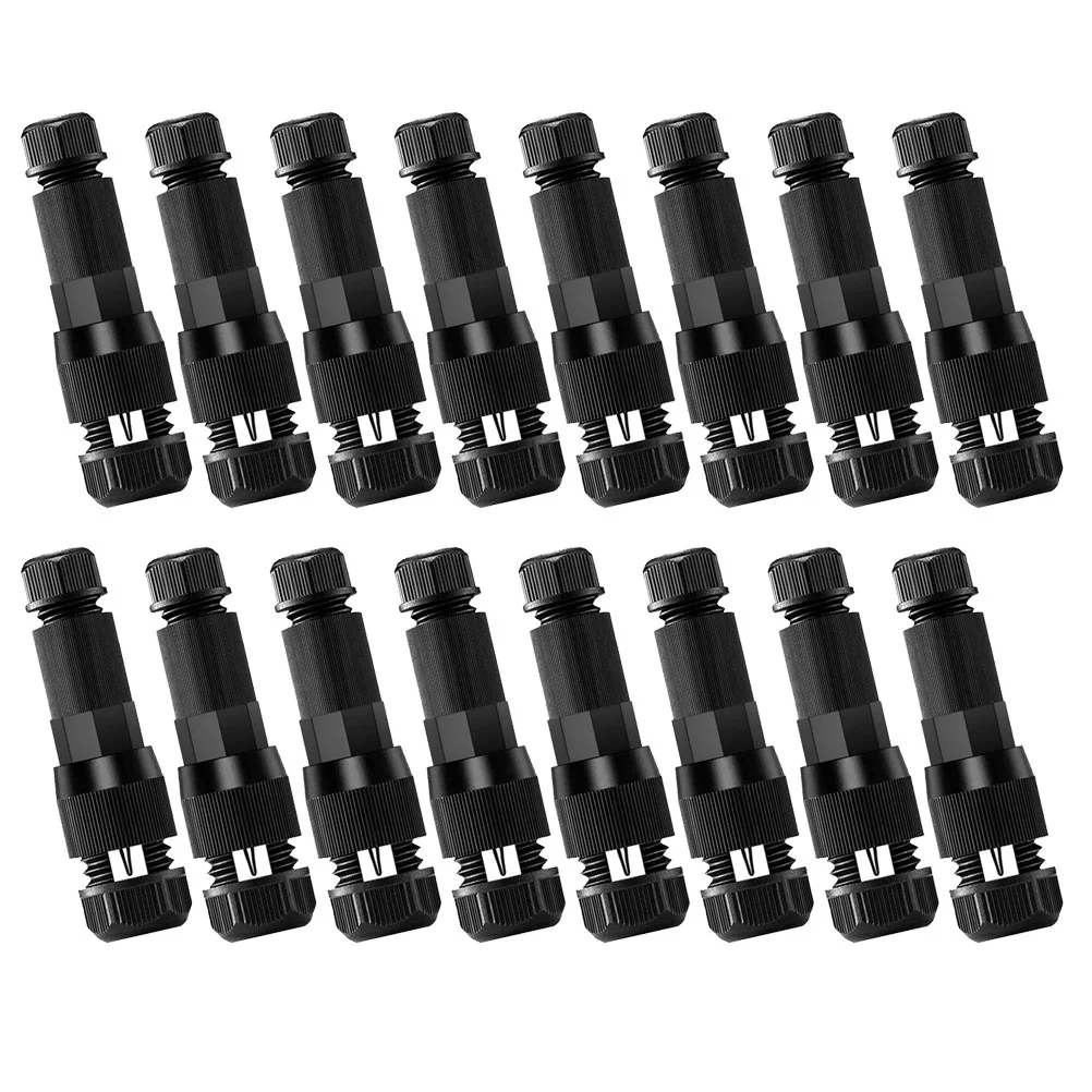 16 Pcs Garden Lighting Low Voltage Cable Connectors Puncture Cable Electrical Low Voltage Cord Plastic Wire Landscape