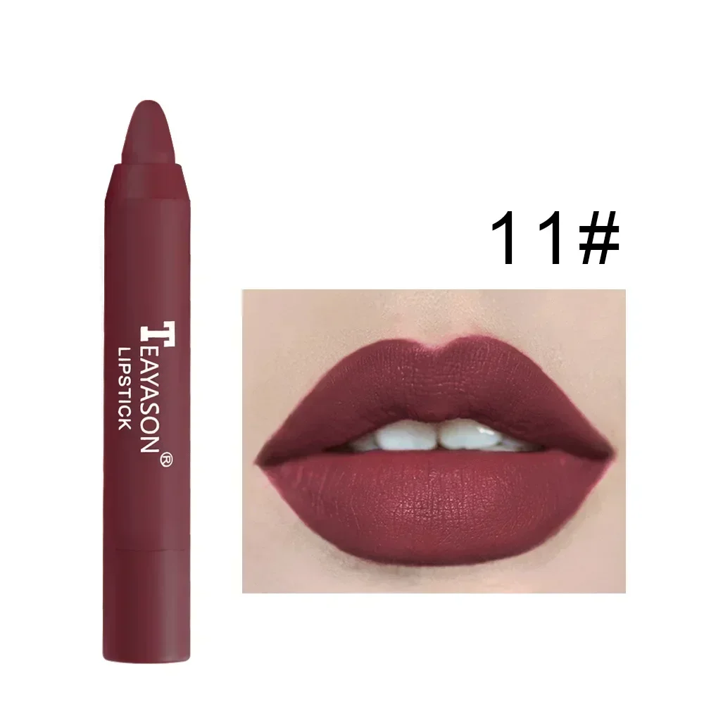 thumbnail image 1 of Nude Velvet Matte Lipstick Long Lasting Waterproof Color Rendering Non-stick Cup Lipstick Pens Lips Liner Pencil Woman Cosmetics, 1 of 5