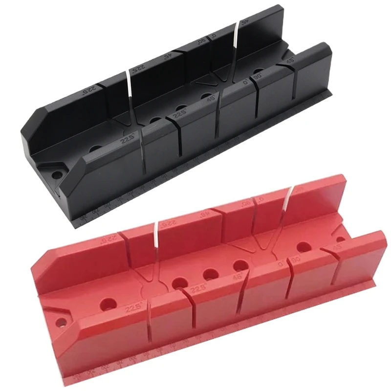 Mitre Box 45° 90° Multi-Angle Cutting Tool Adjustable Durable Mitre Box for Woodworking 2