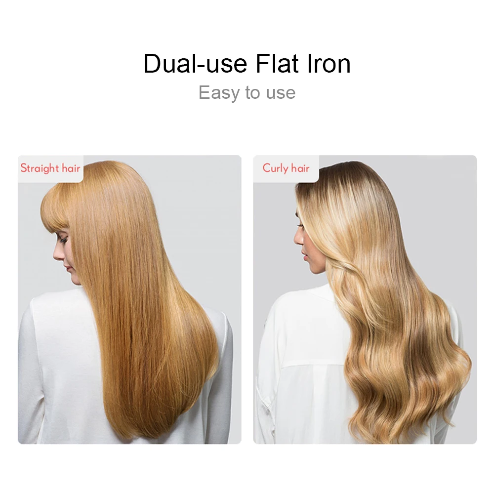 Negative Ion Hair Straightener Professional Flat Iron Ceramic Hair Flat Iron Fast Heating Negative Ion Infrared Curling Iron 2