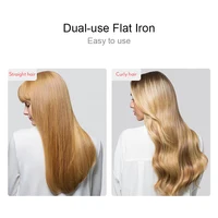 Negative Ion Hair Straightener Professional Flat Iron Ceramic Hair Flat Iron Fast Heating Negative Ion Infrared Curling Iron 2