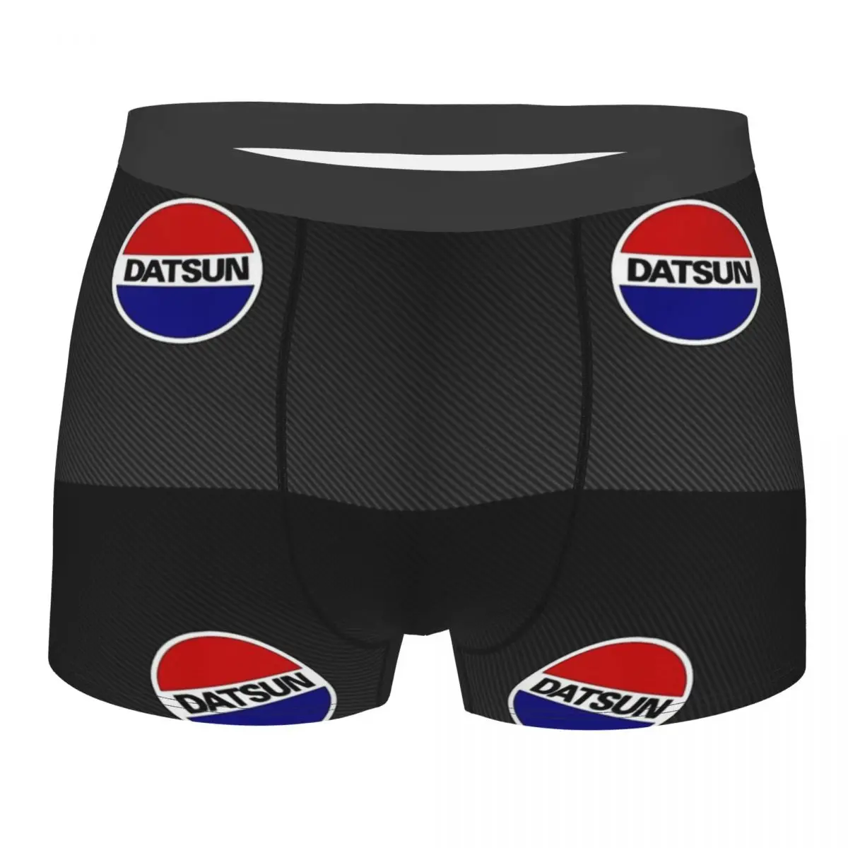 

Datsun Carbon Fiber Logo Man's Boxer Briefs Datsun Highly Breathable Underpants Top Quality Print Shorts Birthday Gifts