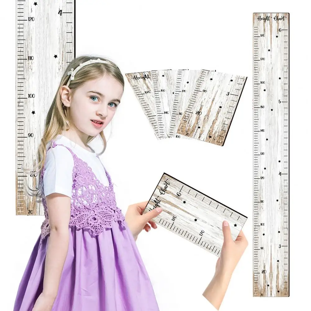 Baby Growth Chart Children Growth Chart Wooden Splicing Kids for Boys Girls Nursery Height for Children's