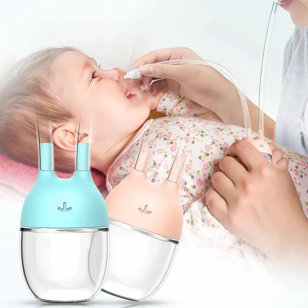 Nasal Aspirator Baby Nose Cleaner Washable Sucker Tool Children Mouth Newborn Health Care Protection Suction Catheter Type