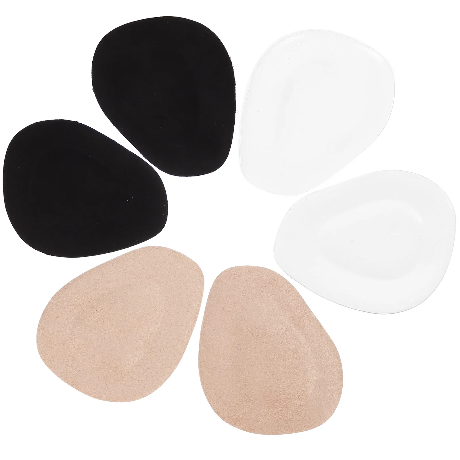 

3 Pair Shoe Inserts Insoles Half Pads Foot M Forefoot Cushion Gel Cushions Women's