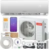 12000 BTU WiFi Mini Split AC/Heating System，Ductless Air Conditioner, 19 SEER2 Energy Efficient Inverter AC, Cools Up to 550 Sq. 1