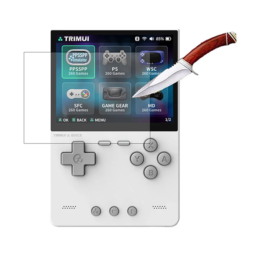 Tempered Glass Screen Protector Film for Game Consoles Anti Scratch