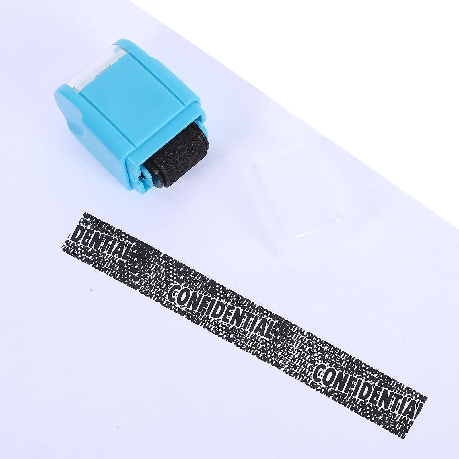 개인 정보 보호를 위한 롤러 스탬프 신원 보안 우편 주소 가리개 용품 우편 스탬프 기밀