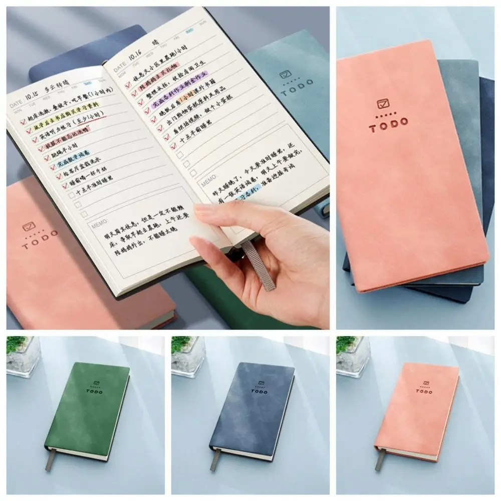 Daily Planner Chart A6 To Do List Notepad Time Management Self Inspection Form Schedules Organizer Writing Filling Clock In