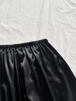 بيجامة كاجوال بسيطة بلون سادة ورقبة على شكل حرف V، بيجامة نسائية بسيطة ومريحة مكونة من قطعتين 4