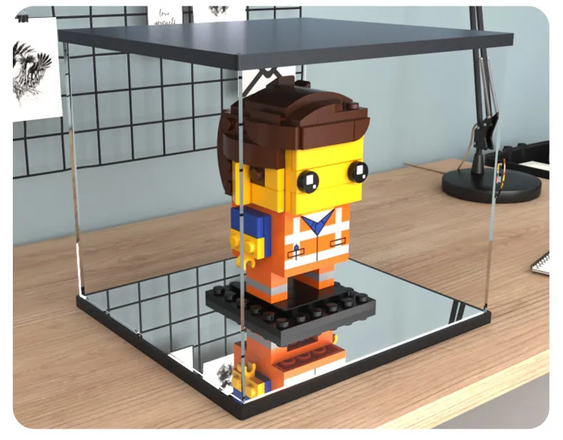 Cubo Vetro Scatolina Trasparente A Forma Di Cubo Per Proteggere E - Foto 7