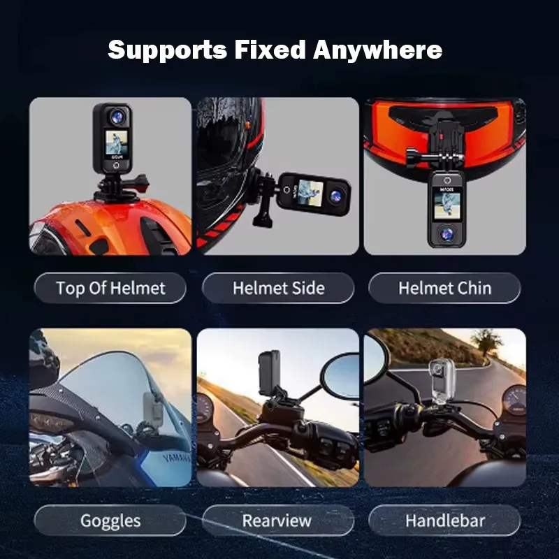 SJCAM SJ20 4K 흔들림 방지 액션 카메라 듀얼 렌즈 방수 5G WiFi 터치 스크린 모션 감지 다기능 스포츠 캠