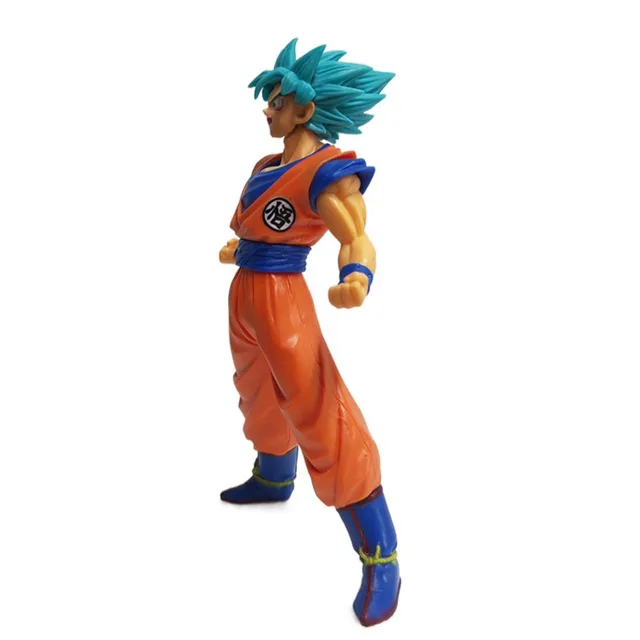 Dragon Ball Super Anime Figurine Model Saiyan Blue Goku 18cm Height Action Figure DBZ Figures PVC Statue Collection Toy Figma