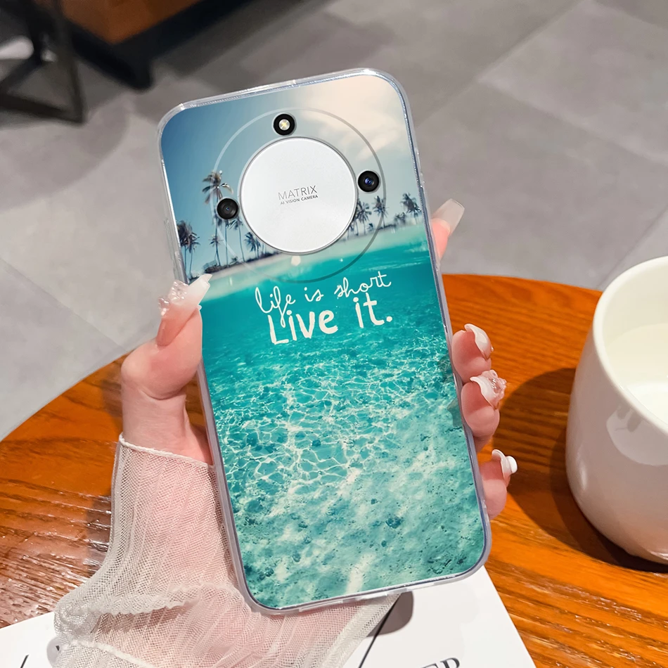 Clear Gradient Anti-Drop TPU Phone Case