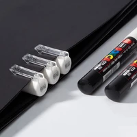 3pc UNI POSCA Marker Pen,White rotulador permanente Black Acrylic Graffiti PC 1M 3M 5M POP Pen For Glass Ceramic Leather Fabric 2