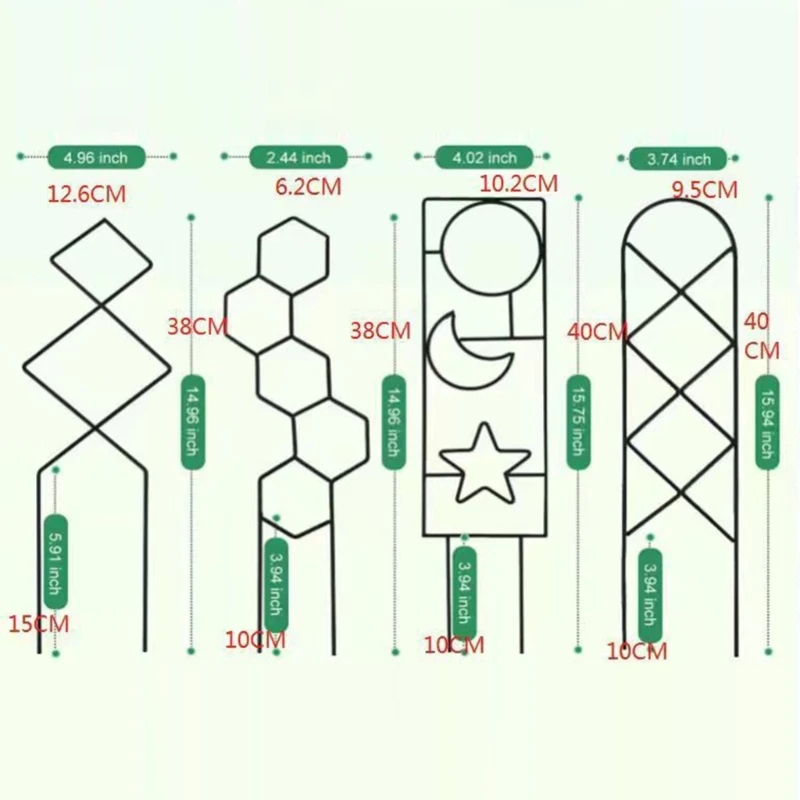 Plant StemClimbing Rack Plant Trellis Garden Support Stake Stand Vine Growth Flower Rattan-Climbing Rack Garden Supplies