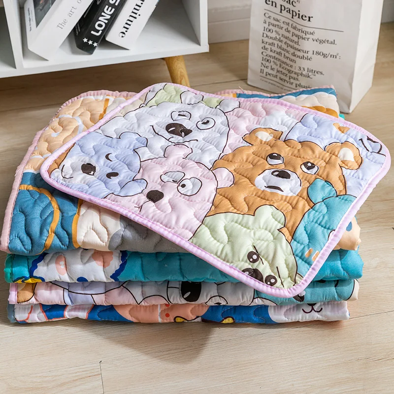 Anti Slip Pet Mat Dog Mat Sleeping Special Cotton Cat Sleeping Summer Comfortable and Breathable Carpet Pet Products dog cooling mat pet cooling mat pet bed mat dog kennel mat