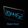 GeekMagic 8inch Big Wall Weather Clock and Stock Bitcoin Price Ticker Display with Big Pixel Screen 3
