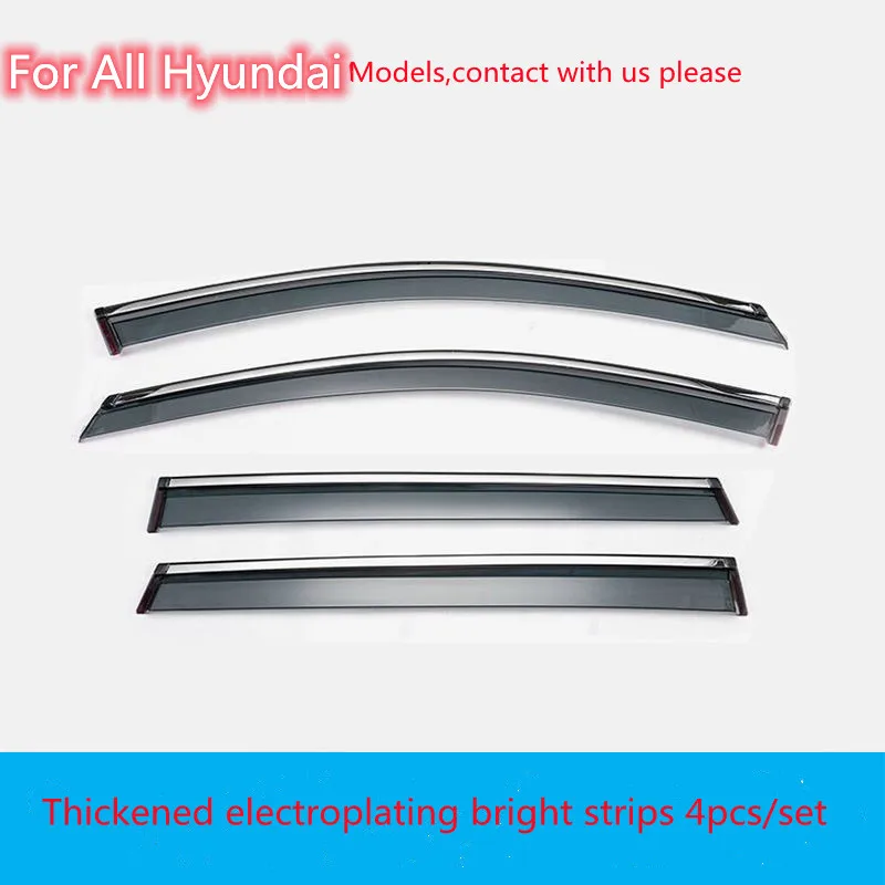 

Window Visor Rain Guard Vent Sun Shade Deflector for Hyundai Avante Elantra Verna LA FESTA Mistra CELESTA REINA Tuscson Sonata