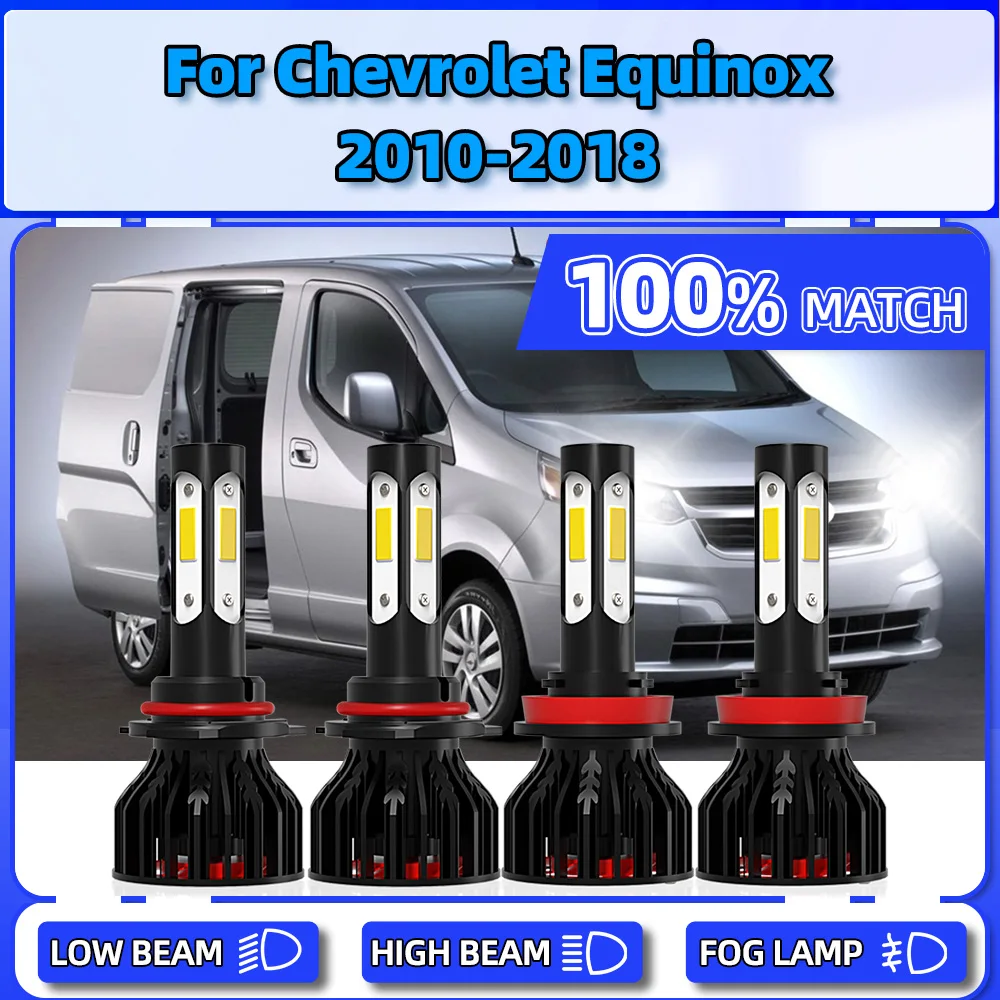 

28000LM LED Headlight Bulbs 240W Auto Head Lamps 6000K Car Lights For Chevrolet Equinox 2010-2012 2013 2014 2015 2016 2017 2018