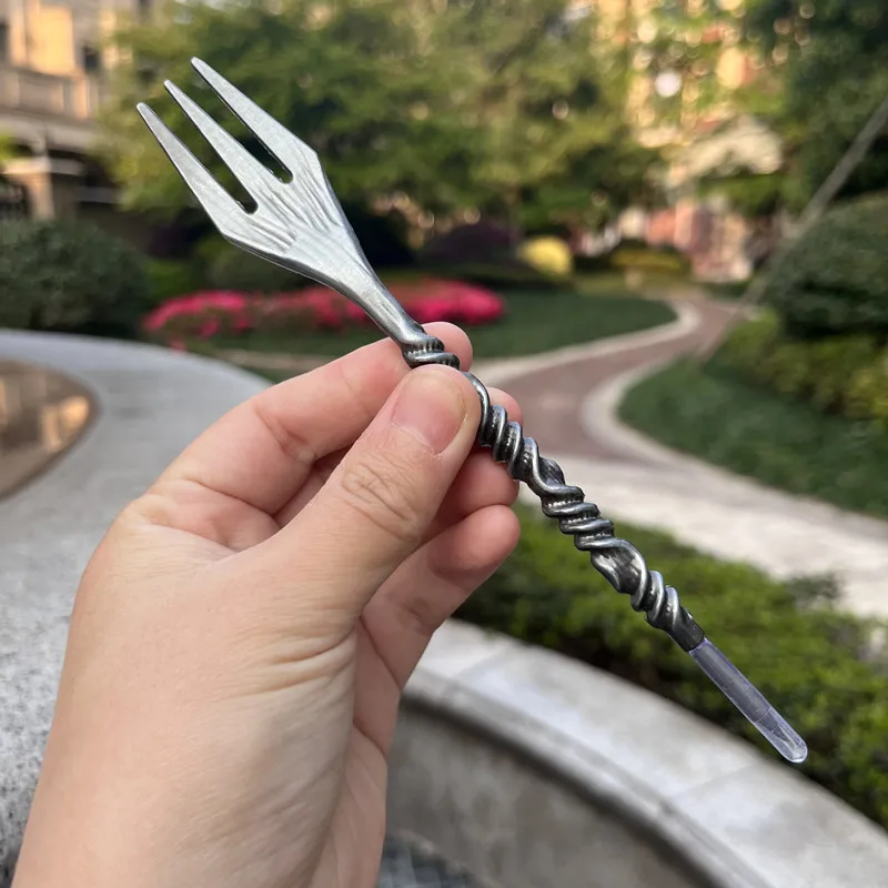 Bronze/Silver Shisha Hookah Tobacco Fork and Accessories