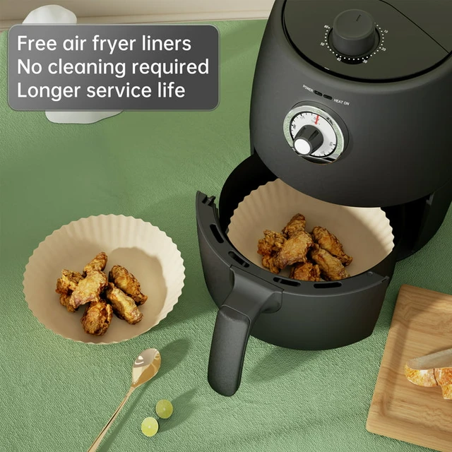 Fryer, 2QT Hot Air Fryer Cooker Includes Air Fryer Paper Liners