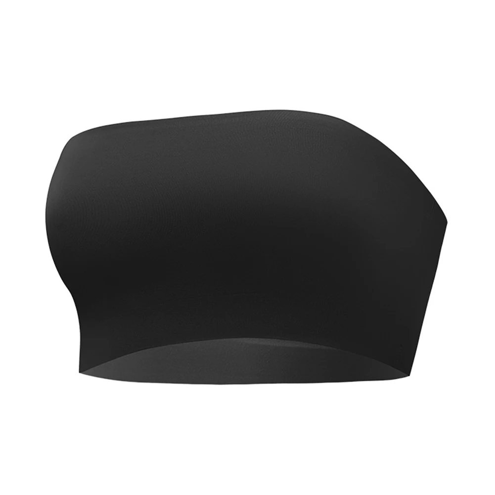 Sexy Seamless Strapless Tube Top Bra Women's Half Cup Ultra Thin Silicone Non-slip Underwear Off-the-shoulder Dress Lingerie
