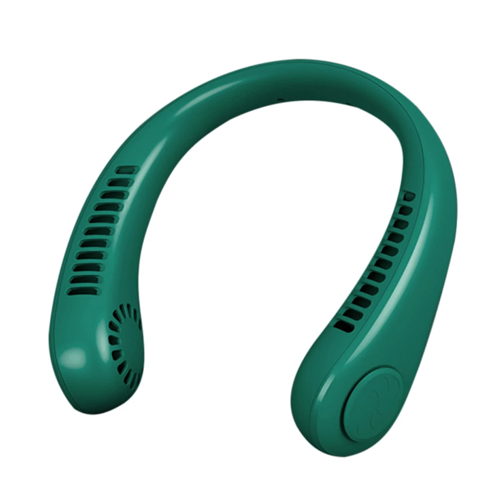 Portable Hanging Neck Fan USB Rechargeable Bladeless Mute Fans Air Conditioning Cooler for Sports FanMini Electric Wireless Fan