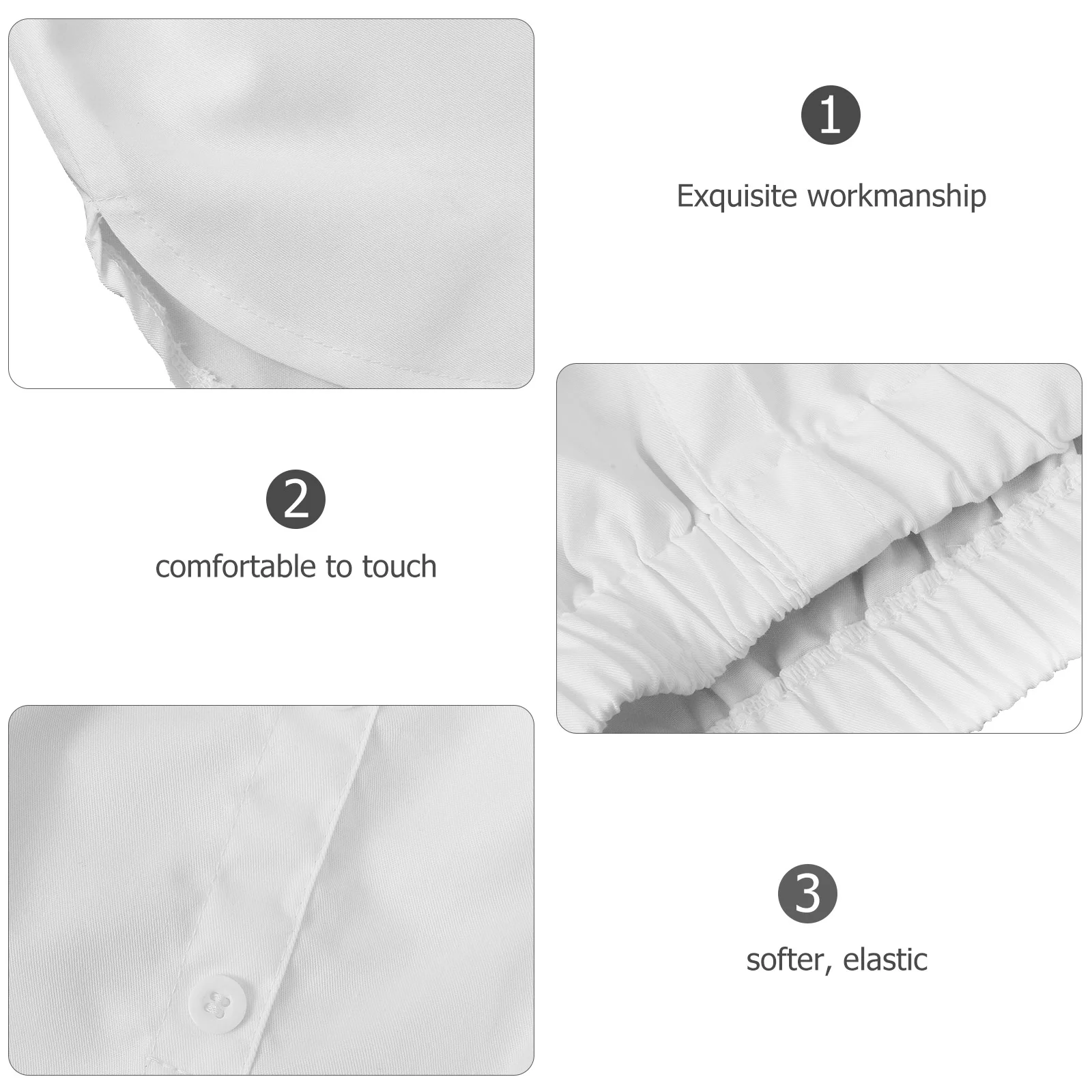 Jupes blanches en mousseline de soie pour femmes, ourlet faux bas, chemise de balayage inférieure