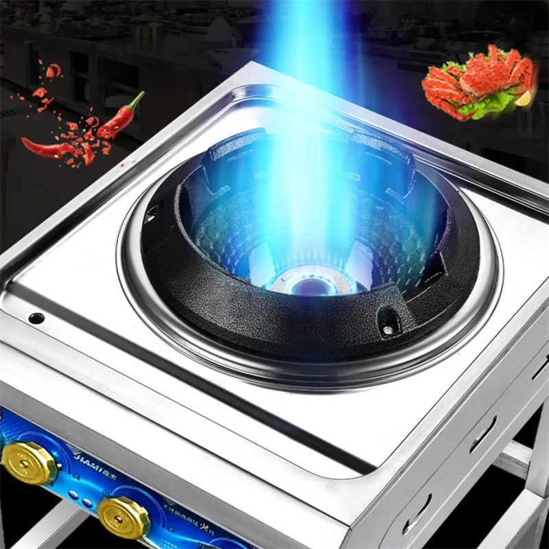 Home Fierce Fire Stove Gas Cooktop Commercial Single Burner Medium and High  Pressure Liquefied Gas Stove Energy-saving Gas Hob - AliExpress