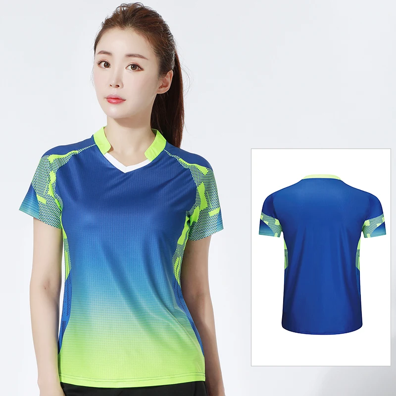 Badminton Jersey Set for Men's and Women's Table Tennis Volleyball Sports Competition Quick Drying Mesh Breathable