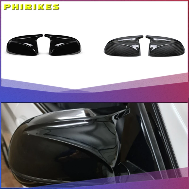 Per Bmw X5 G05 X4 G02 X3 G01 2018 ~ 2020 Car Rear View Side Wing Mirror Cap Gloss Black Cover Di Ricambio Accessori Auto 2019