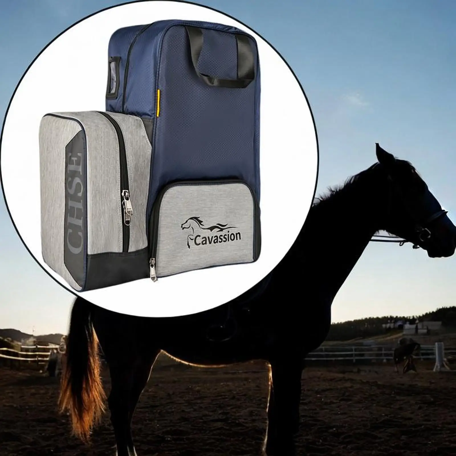 Equestrian Horse Riding Bag Boots Bag Sturdy for Sports Camping and Shopping