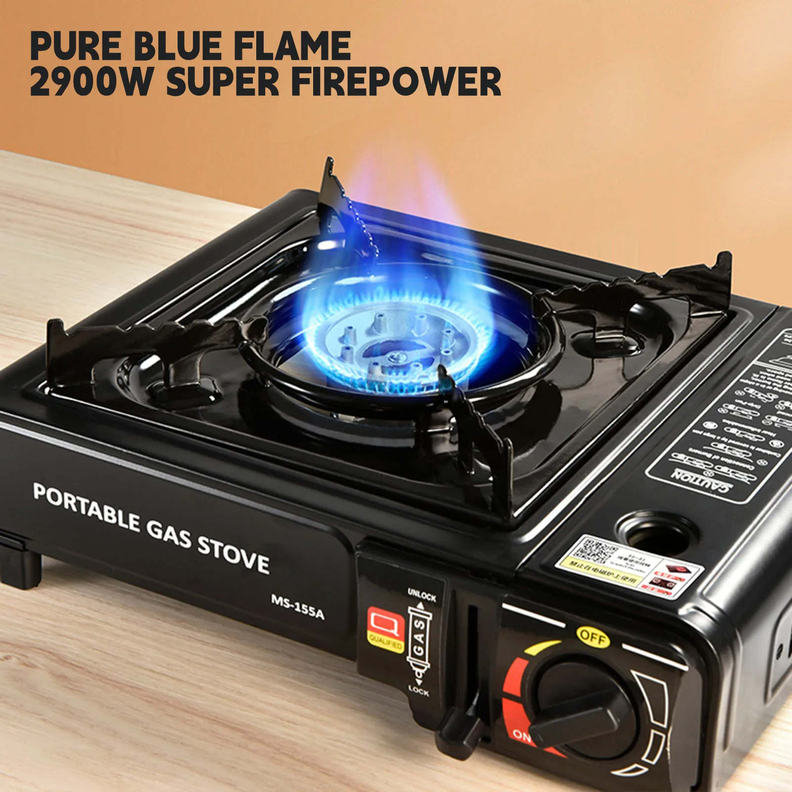 Outdoor Windproof Cassette Stove Carry-on Cooker 2